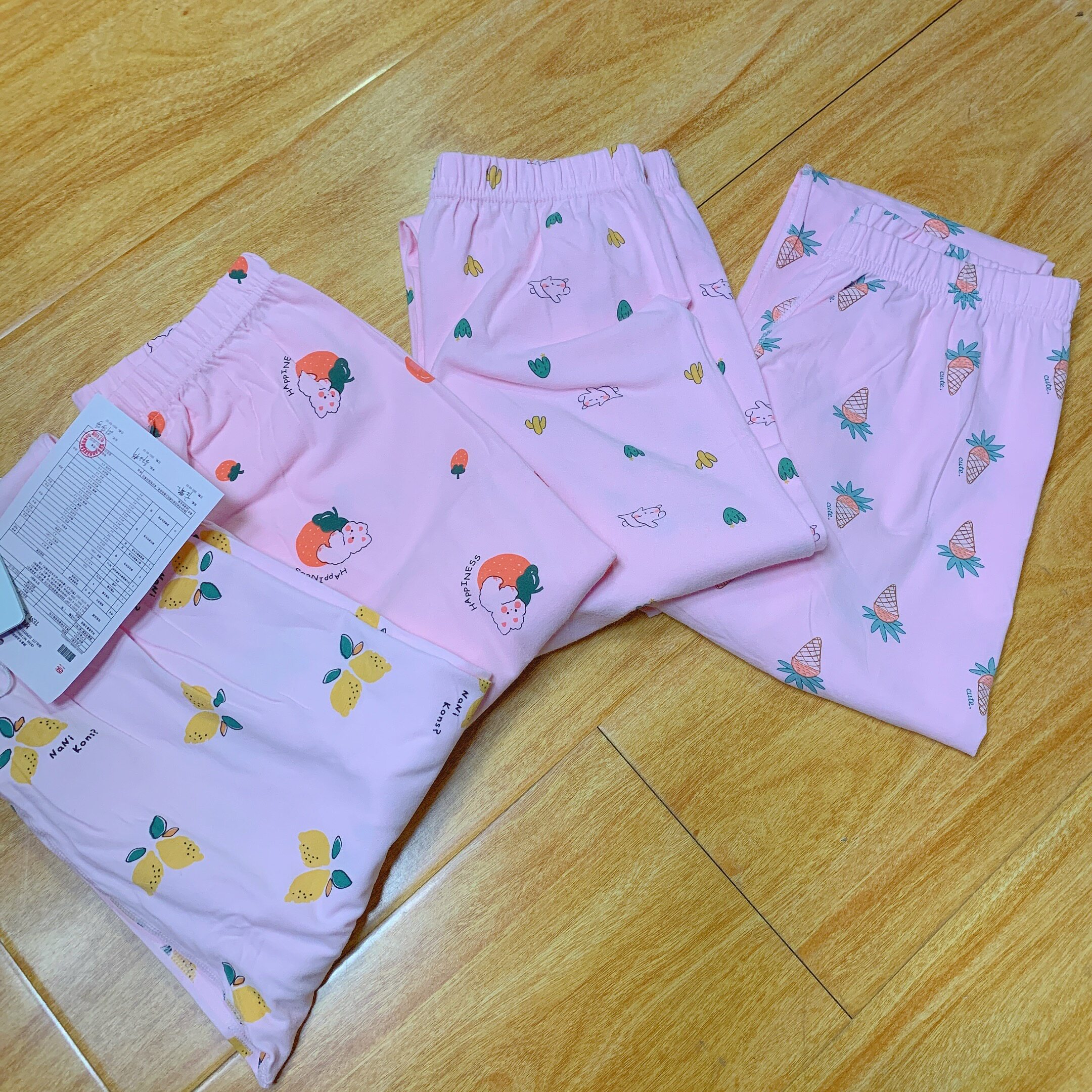 今贝旺女童家居裤纯棉中大童纯棉莱卡秋裤特价