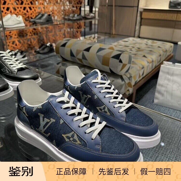 奢店 2025新款LV/路易威登 BEVERLY HILLS 牛仔鞋 1AJ800 1AJ782