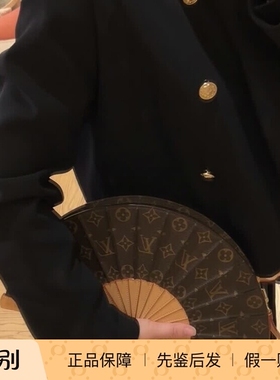 奢店代购 2025新款 LV/路易威登 FAN限量老花走秀扇形手袋 M14804