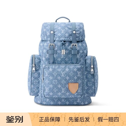 奢店 2025新款 LV/路易威登 CHRISTOPHER牛仔旅行双肩背包 M26909