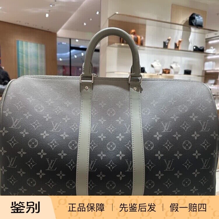 奢店代购 2024新款 LV/路易威登 KEEPALL 45 渐变绿旅行袋 M11718