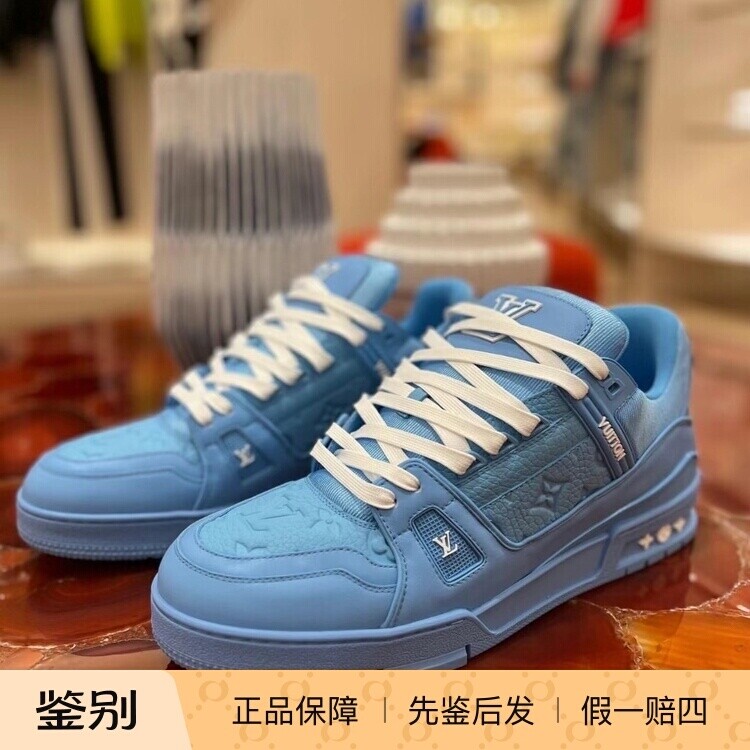 新款奢店 2023 LV/路易威登 TRAINER 运动鞋1AAREW 1AARFG 1AARG0