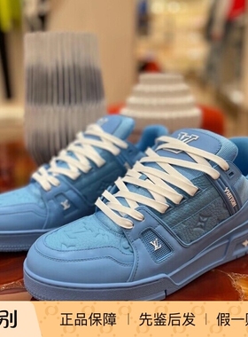 新款奢店 2023 LV/路易威登 TRAINER 运动鞋1AAREW 1AARFG 1AARG0