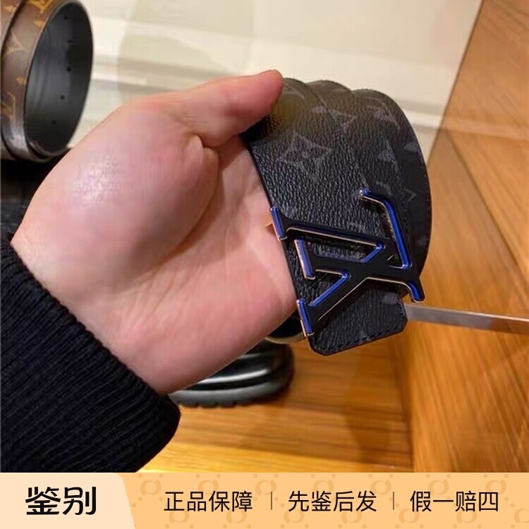 新款 奢店2025正品 LV/路易威登 3 Steps 双面腰带40MM M0341U
