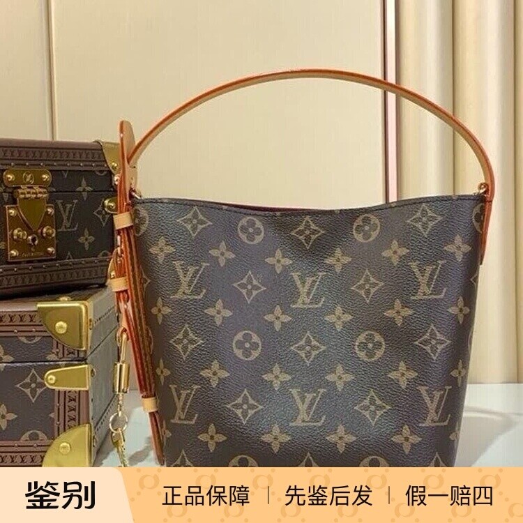 奢店代购 2025新款 LV/路易威登 ALL IN 老花牛皮水桶手袋 M12925