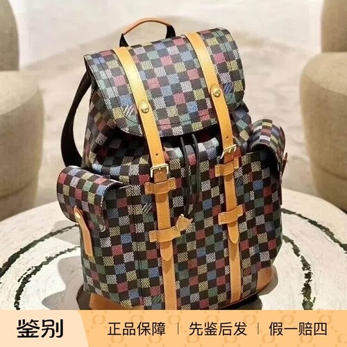 奢店代购 2025新款 LV/路易威登 CHRISTOPHER 中号双肩包 N00163