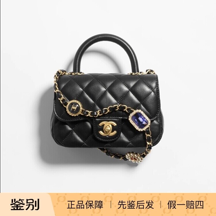 新款奢店代购 2024a 正品 CHANEL/香奈儿 手工坊限量宝石手袋