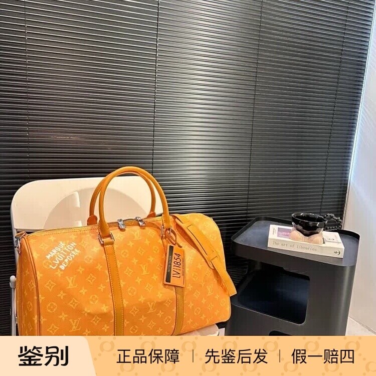 新款奢店 2025 LV/路易威登 KEEPALL 50/45 狗狗限量旅行袋M12687