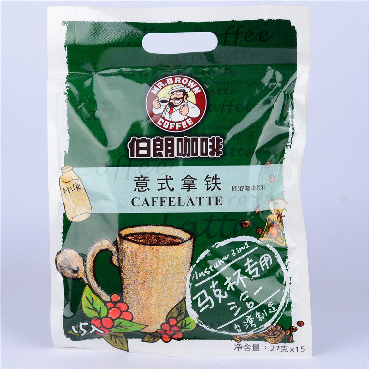 包邮台湾原产金车伯朗意式拿铁蓝山速溶冲饮咖啡三合一办公室随手