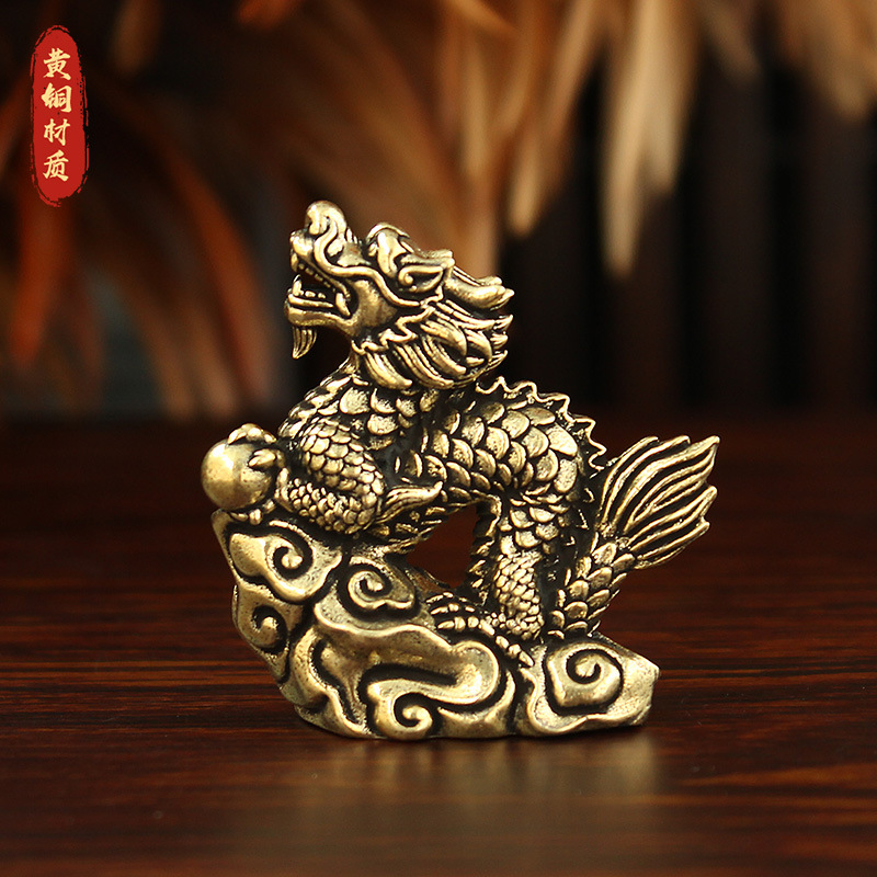 新款云龙飞龙在天招财生肖龙珠