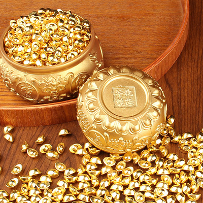 双鱼聚宝盆招财盆摆件五福聚宝盆