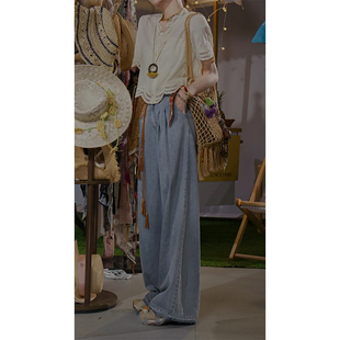 吞吞穿搭【天 丝 牛仔2.0 像穿了个空调在身上!】后橡筋牛仔裤