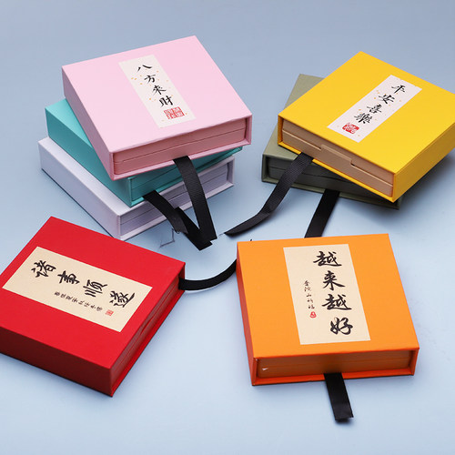 PE薄膜盒悬浮盒首饰收纳盒项链盒