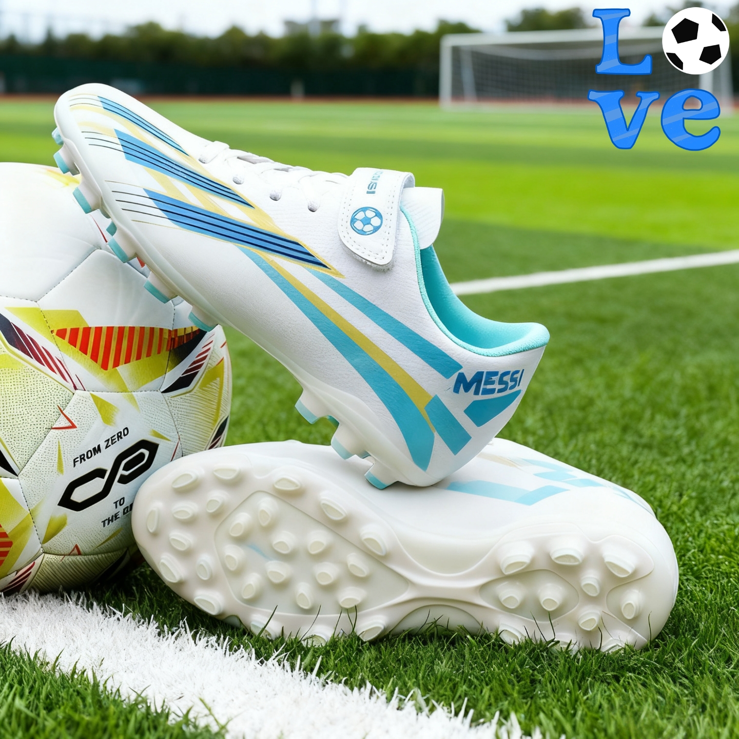 新款C罗刺客16足球鞋tf碎钉