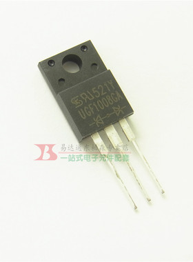 UGF1008GA 共阳快恢复二极管600V 10A TO220F三脚 反极 原装现货