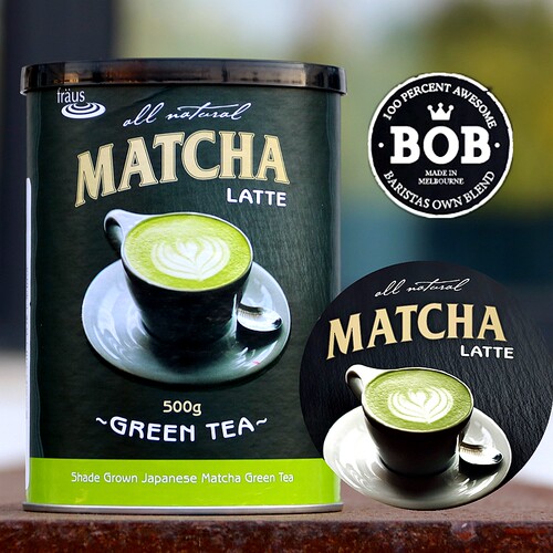 澳州进口BOB抹茶茶饮咖啡拿铁粉