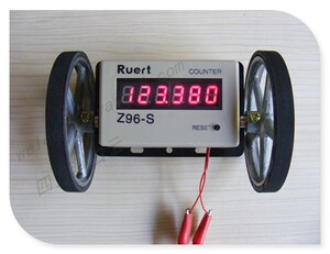 双轮测长仪/布匹计米器/六位电子数显计米器Z96-S可逆计数器