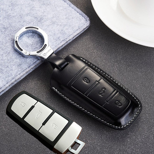 适用于大众迈腾钥匙套真皮2012 13 15款迈腾B7L老CC车钥匙包纯皮
