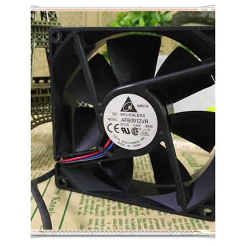 原装9025 双滚珠大风量风扇12V 0.60A AFB0912VH机箱散热风扇