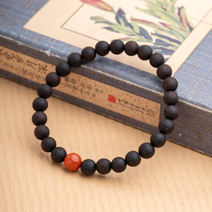 【木作好物福利】降真香6mm南红单圈手串