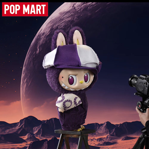 泡泡玛特LABUBUxPRONOUNCE-BE FANCY NOW大米兰一代搪胶毛绒公仔