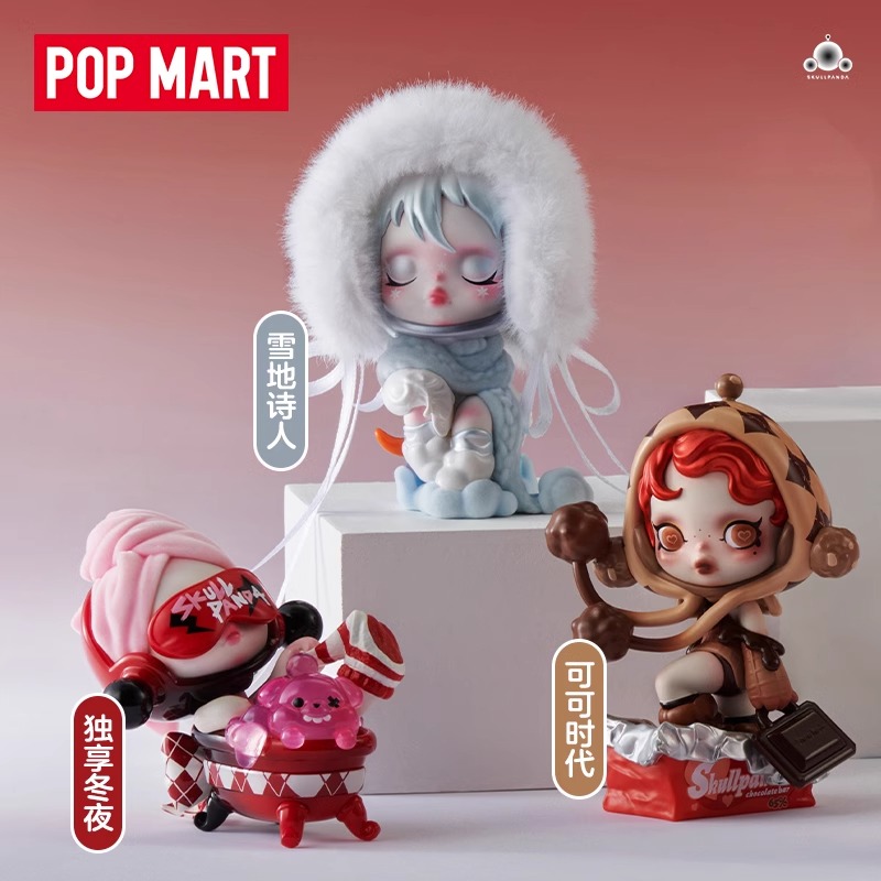 POPMART泡泡玛特SKULLPANDA许愿时间到系列潮玩盲盒摆件礼物手办