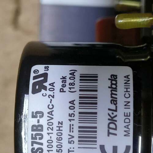 可维修VS75B-5。DC5V-15A。TDk-LAMBDA电源。议价