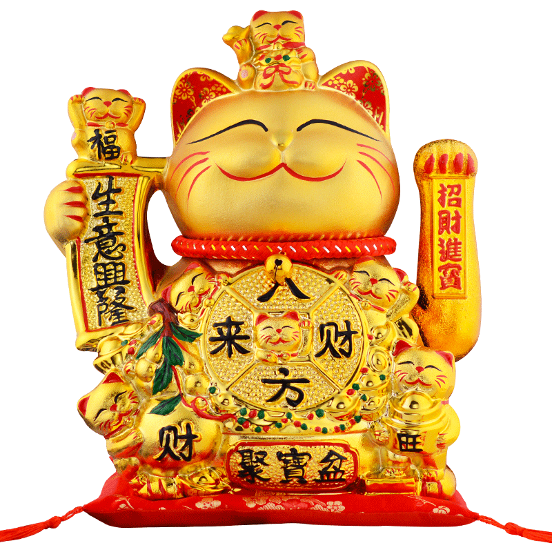招财猫摆件自动招手2026新款