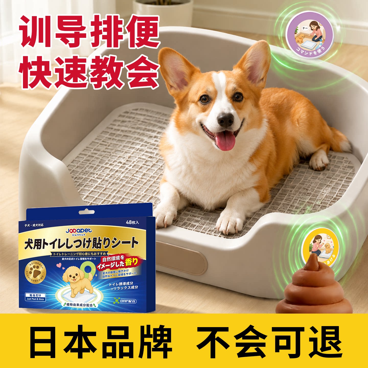 japapet宠物训导定位贴48枚 0.4元 - 86线报