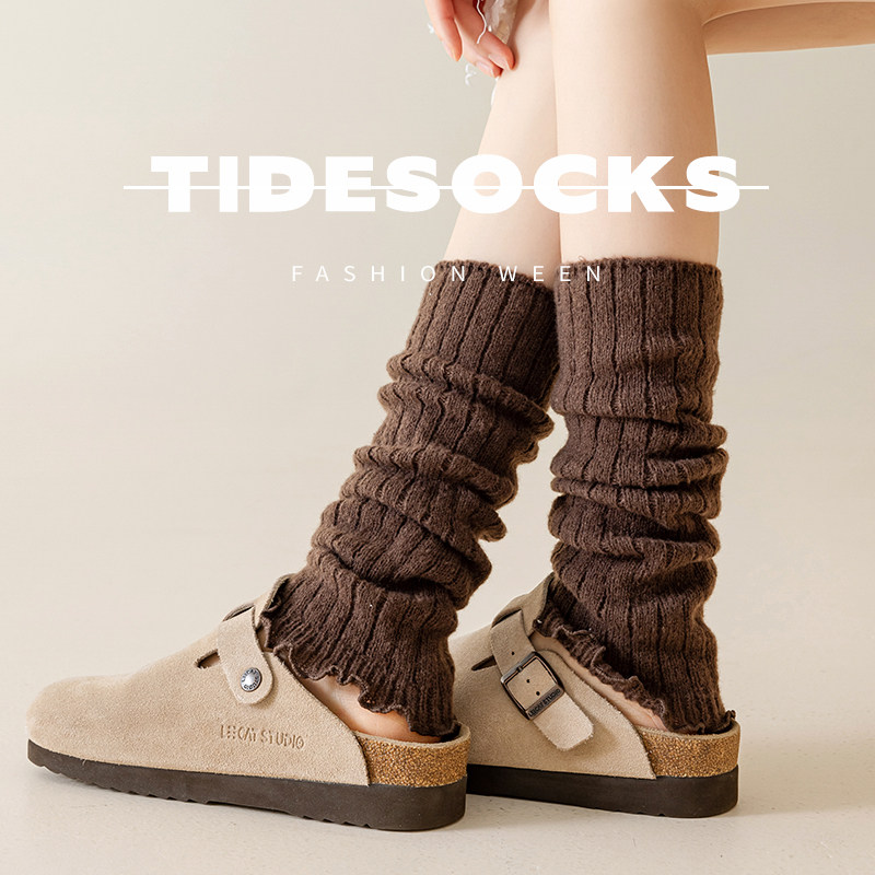 针织袜套女款堆堆袜防滑腿套