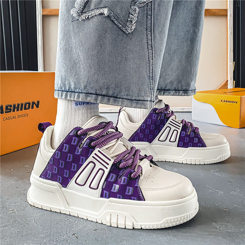 XZ1118-F165P55低帮休闲板鞋厚底男鞋，男鞋休闲鞋，星座1118