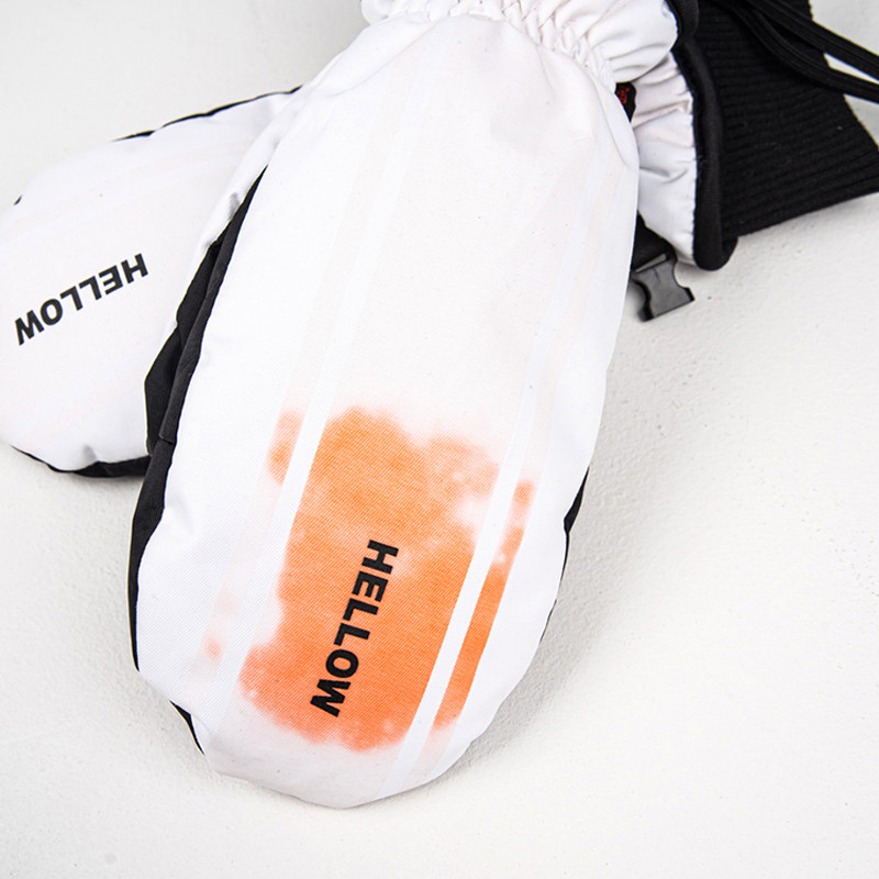 2122冬季韩国hellow单板滑雪手套内分指保暖防水防风男女挂绳防丢