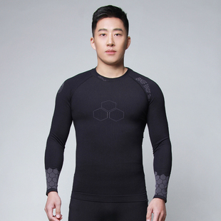 21冬季BNSF单板滑雪保暖衣保暖裤套装吸汗衣内穿男女同款黑色排汗