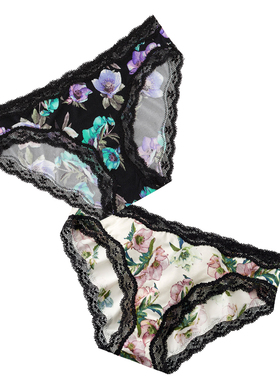 爱美菲露低腰可爱少女日系内裤女舒适透气性感蕾丝边三角裤170821