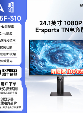 极创G25F-310Hz电脑24.1英寸0.2ms游戏FPS显示器枪神310屏幕258QM