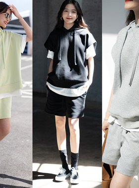 大象和长颈鹿 时髦运动风 新疆长绒棉 抽绳松紧腰运动短裤304321