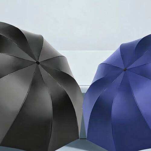 加大款黑胶折叠雨伞d5532【CH】
