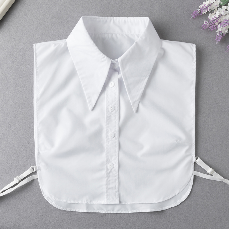 韩版衬衫假领子女大尖领