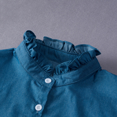 百搭假领毛衣装 牛仔衬衫 假领子女花边立领衬衣领韩版 饰领木耳边领