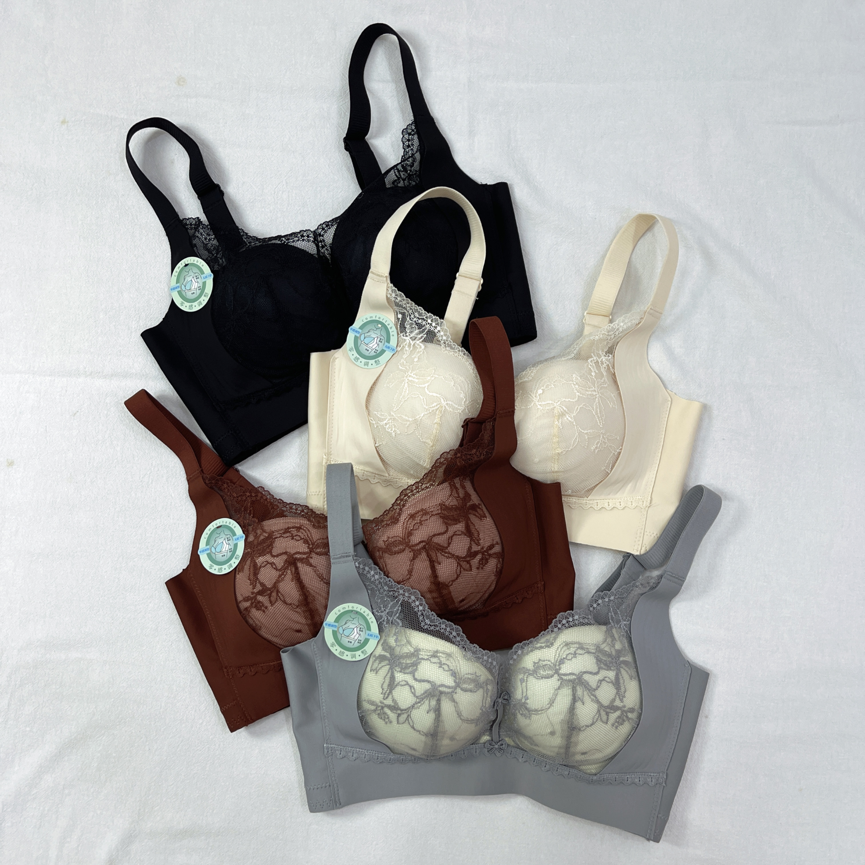 6953无侧骨中厚B杯舒适性感内衣