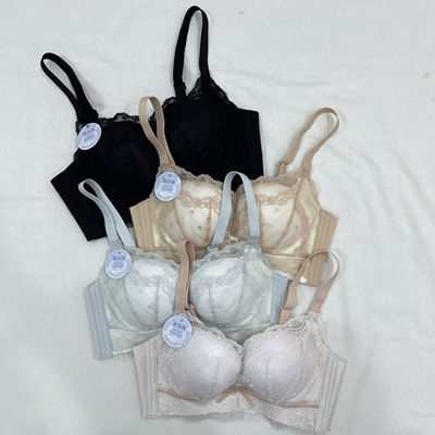 9971无磁奶嘴胶小胸中厚B杯内衣