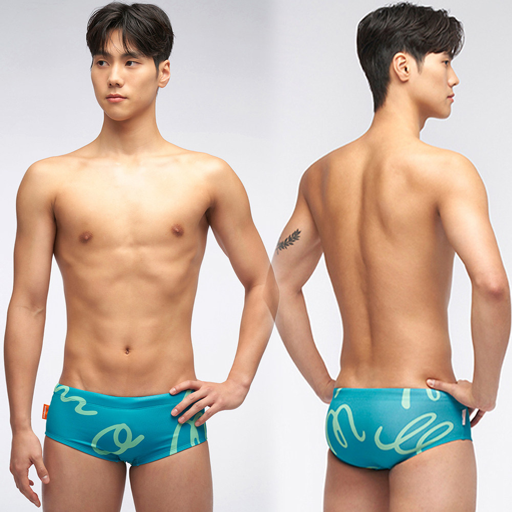 低腰性感泳装竞技游泳裤