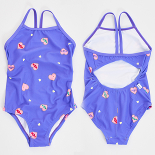 2024韩国Lemango儿童泳衣女专业训练比赛女童大童游泳衣竞技泳衣