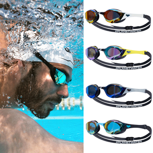 2025年新款 arena泳镜专业竞速泳镜炫彩多色竞速有胶圈泳镜