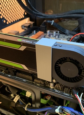 NVIDIA Tesla P4 M4 T4 半高显卡散热涡轮风扇组件6CM