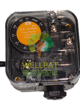 原装进口MADAS马达斯压力开关MW3-A4风压开关 0.4-3mbar