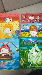 Hellokitty中古稀有小方巾，比地域限定小一圈。口水巾手帕，全新