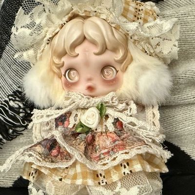 仅娃衣~10cm宫廷风套装sp光织园套装搪胶公仔冬日乐章高颜值娃衣