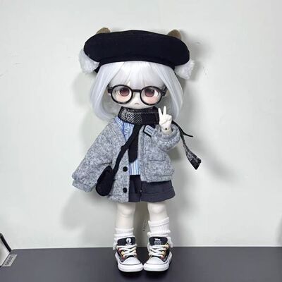 羊春三月bjd娃衣普六小六矮胖六三分体bjd学院风娃衣套装赤木六分