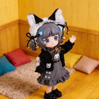 O.b.11娃衣超萌娃娃小猫衣服12分bjdGSC素体body9UFDOLL潘妮全套